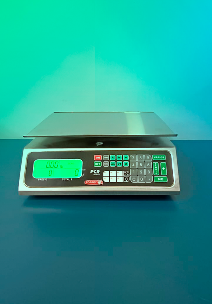 Balanza electrónica peso precio con pantalla doble para tienda o mercado