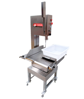 cortadora Torino 2 HP acero inoxidable para carne y hueso