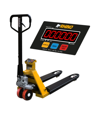 TRASPALETA CON BALANZA DE 2T