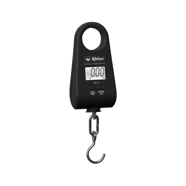 Balanza colgante digital RHINO BAC de 20 kg para carnicería