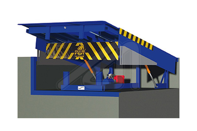 Rampa niveladora telescópica Telesco para muelle de carga industrial